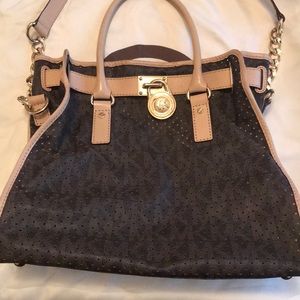 Michael Kors perforated Leather Handbag